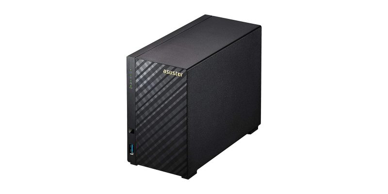 ASUSTOR AS1002T 2-Bay Personal Cloud NAS Left