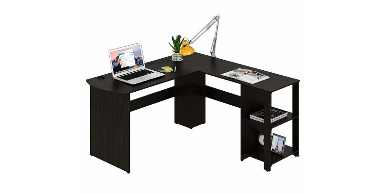 SHW L-Shaped Desk – Side Angle