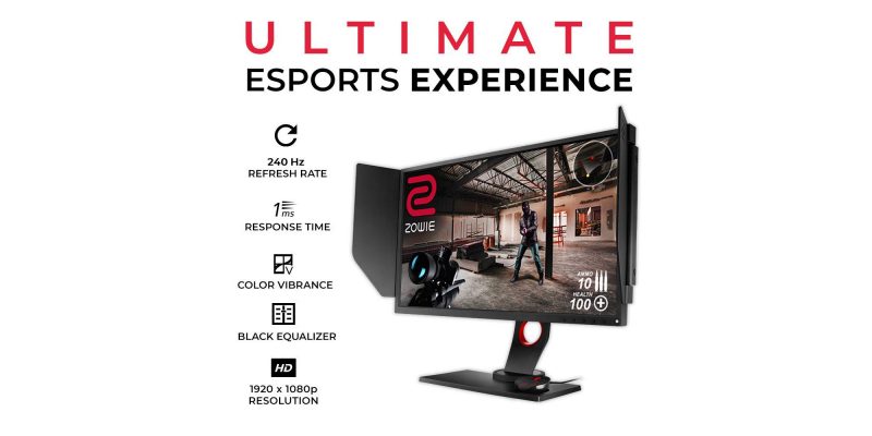 BenQ ZOWIE XL2540 24.5 Inch 240Hz 1080p Gaming Monitor for Esports 2