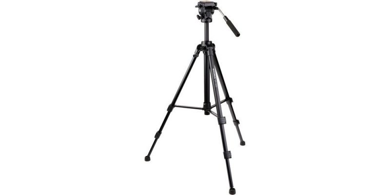 Magnus VT-300 Video Tripod with Fluid Head 1