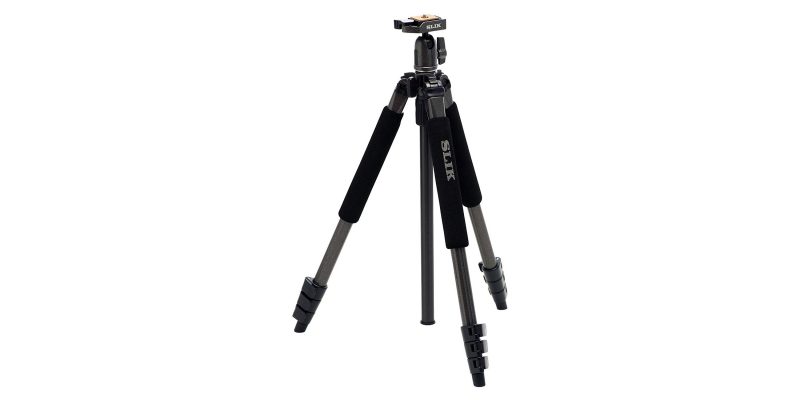 SLIK Sprint Pro II Tripod with SBH-100DQ Ball Head – Gun Metal Finish 1