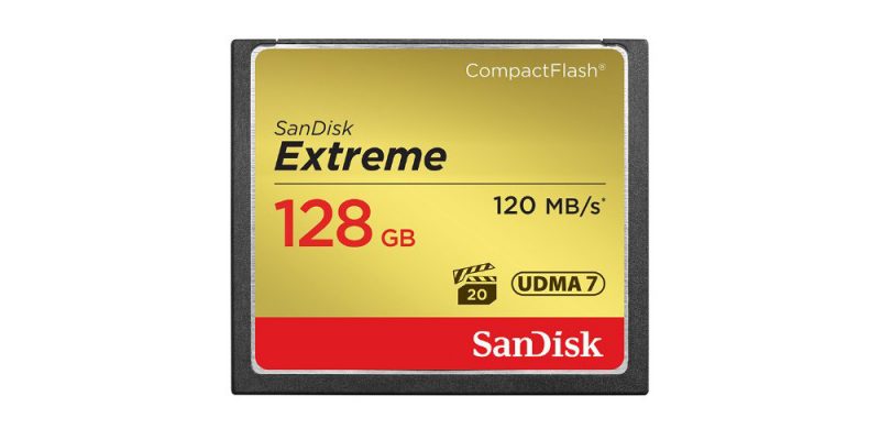 SanDisk Extreme 128GB CompactFlash Memory Card UDMA 7 1