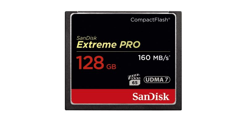 SanDisk Extreme PRO 128GB CompactFlash Memory Card 1