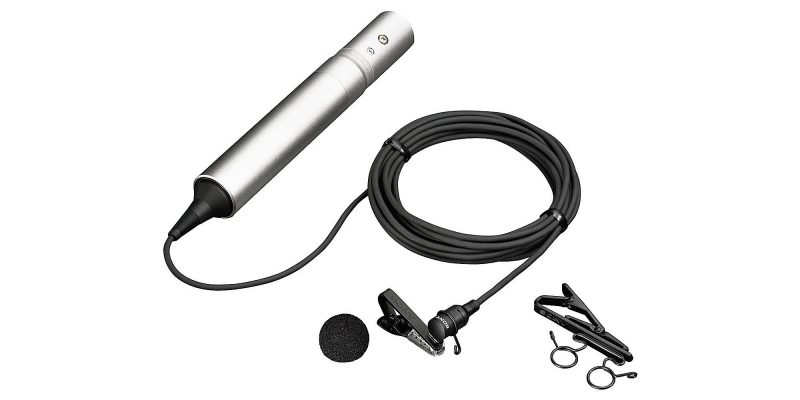 Sony ECM-44 Omni-Directional Electret Condenser Wired Lavalier Microphone 1