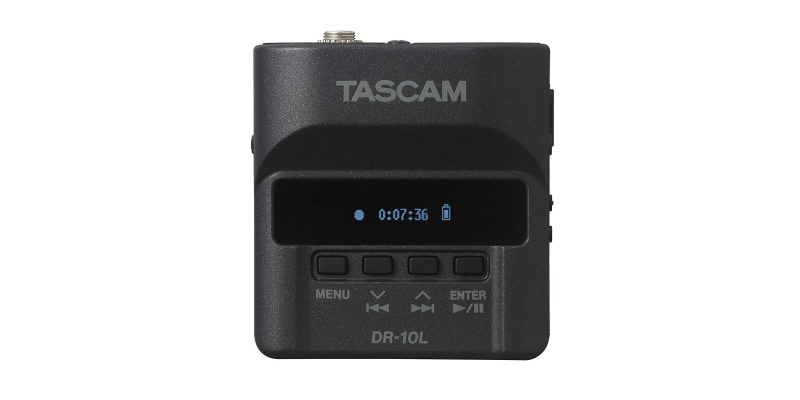 Tascam DR-10L Portable Digital Audio Recorder with Lavalier Microphone 2