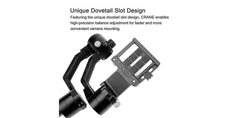 Zhiyun Crane V2 3 Axis Brushless Handheld Gimbal Stabilizer 4