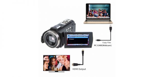 Camcorder Video Camera YEEHAO Wi-Fi HD 1080P 24MP 16X Powerful Digital Zoom3