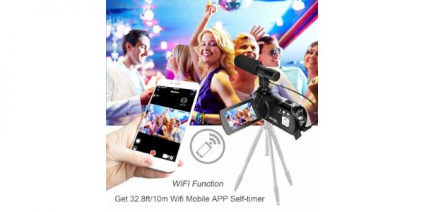 Camcorder Video Camera,Weton Wi-Fi Vlog Camera for YouTube Digital Camcorder4