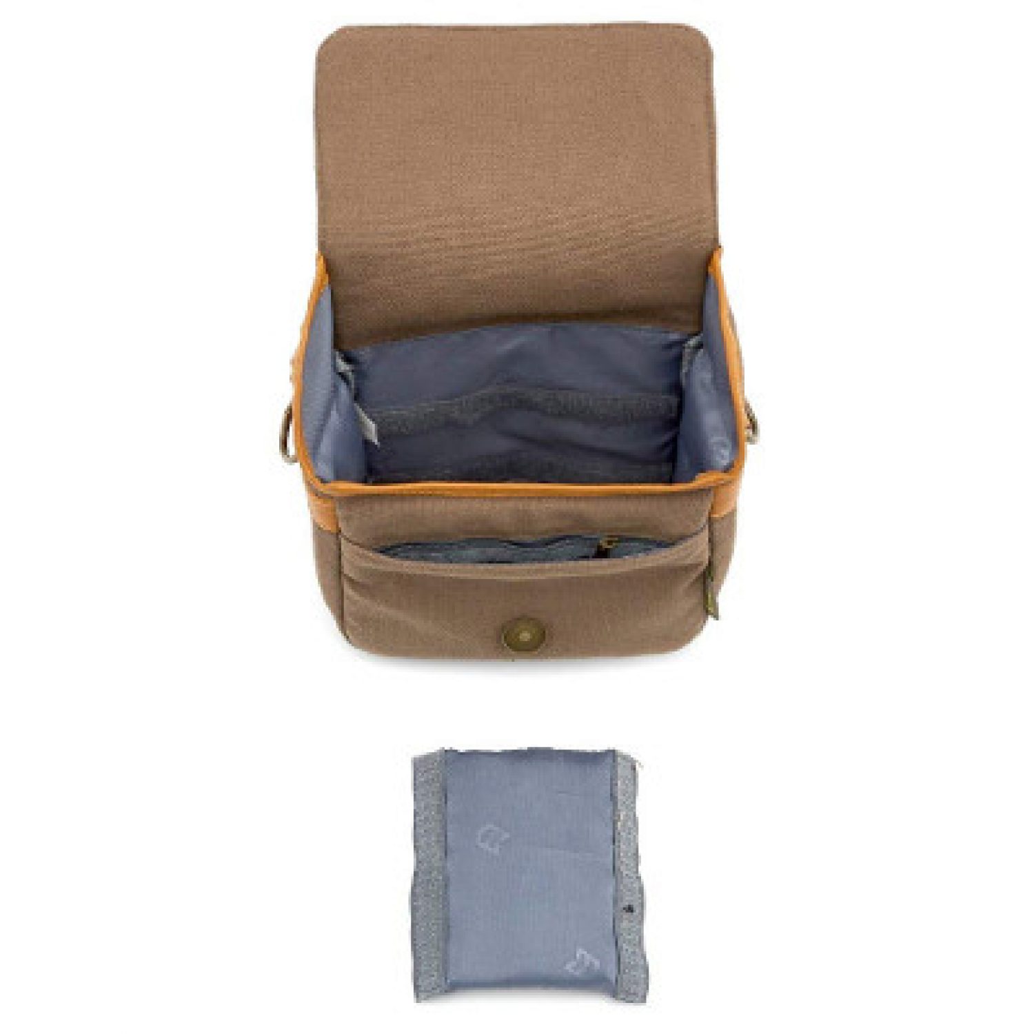 Compact SLR Camera Shoulder Bag Evecase Small Canvas Shoulder Pouch Case 5