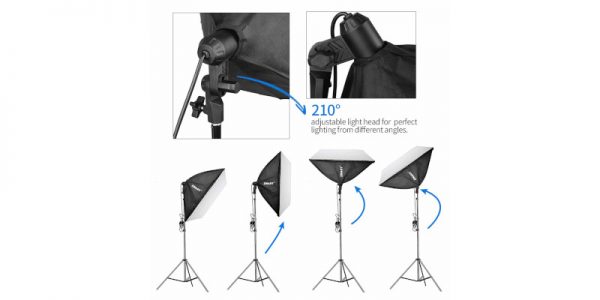 Emart 900W Softbox Lighting Kit4