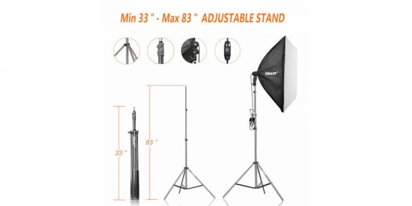 Emart 900W Softbox Lighting Kit5