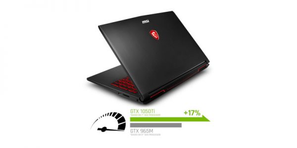 MSI GV62 8RD-200 15.6" Full HD Performance Gaming Laptop PC i5-8300H, GTX 1050Ti4