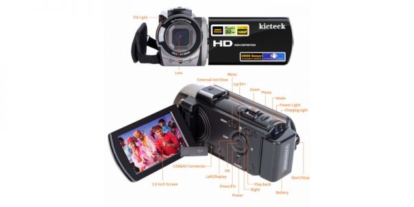 Video Camera Camcorder Digital YouTube Vlogging Camera Recorder kicteck1