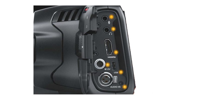 Blackmagic Design Pocket Cinema Camera 4K – Ports and Connections