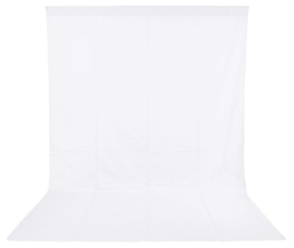 Neewer 6 x 9FT 1.8 x 2.8M Photo Studio 100 Pure Muslin Collapsible Backdrop