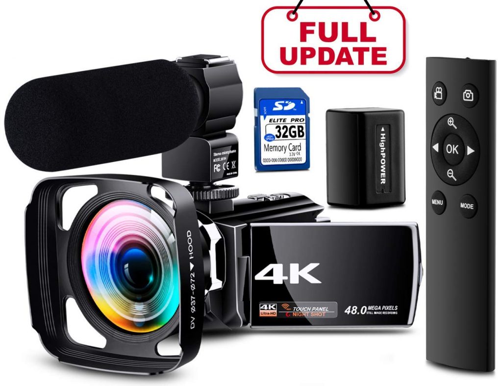 Ultra HD 4K Camcorder by NAPATEK