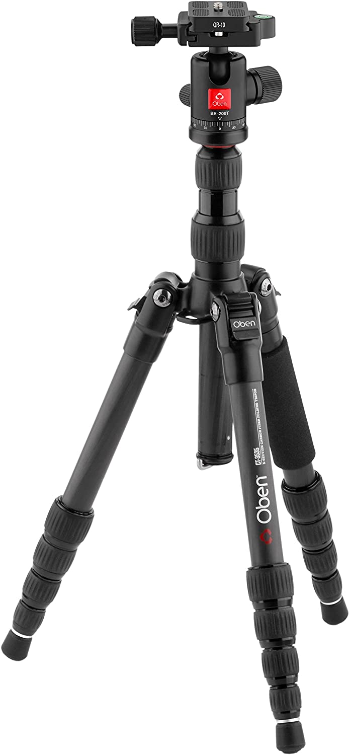 Oben CT-3535 Folding Carbon Fiber Travel Tripod