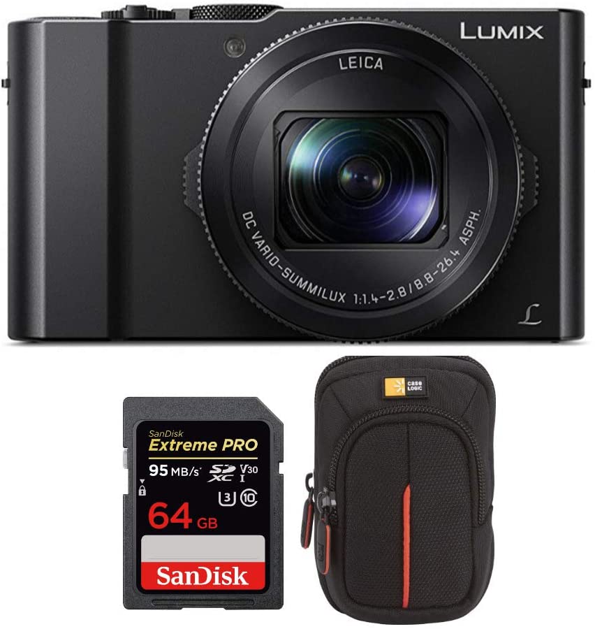 Panasonic LUMIX LX10 4K 20.1MP Digital Camera with Leica 24-72mm Lens