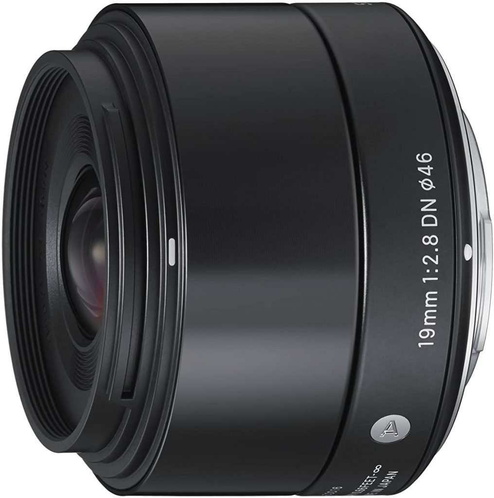 Sigma 19mm f2.8 DN Lens for Sony NEX E-mount Cameras