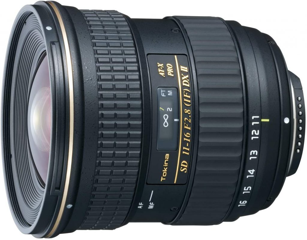 Tokina 11-16mm f2.8 AT-X116 Pro DX II Digital Zoom Lens