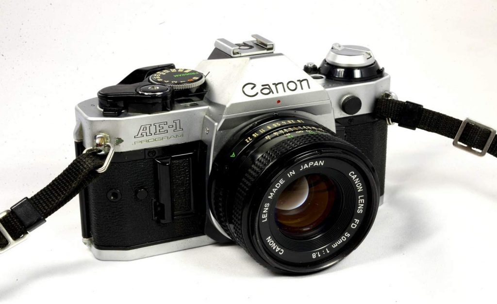 Vintage Canon AE-1 Program 35mm SLR Camera