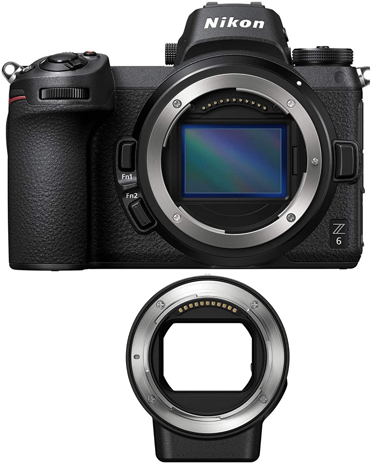 Nikon Z6 Mirrorless Digital Camera with Nikon FTZ Mount 